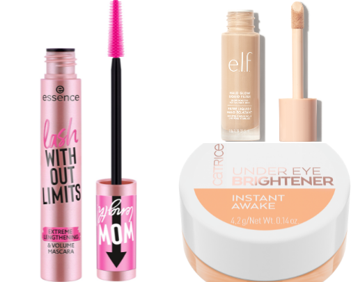 Affordable drugstore make up cover photo collage