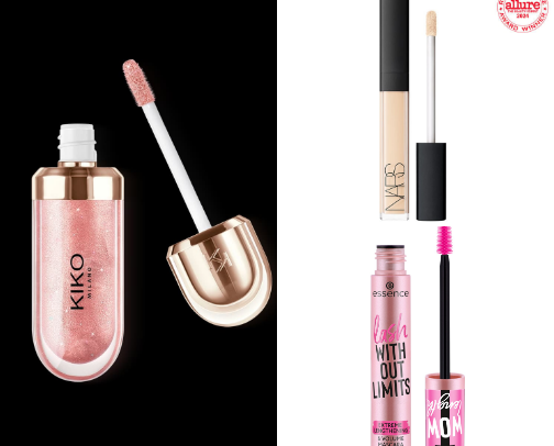 Affordable drugstore make up cover photo collage