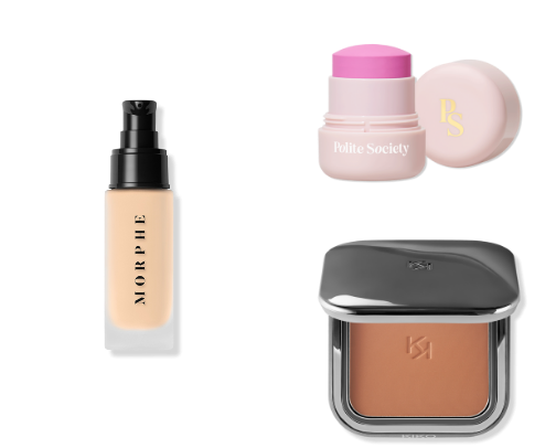 Beauty products under 30$ cover photo collage