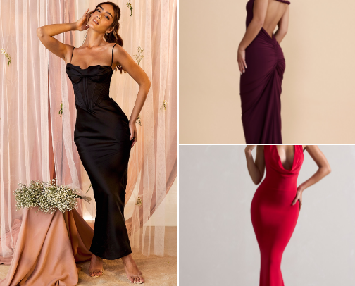 my favorite elegant dresses cover photo collage