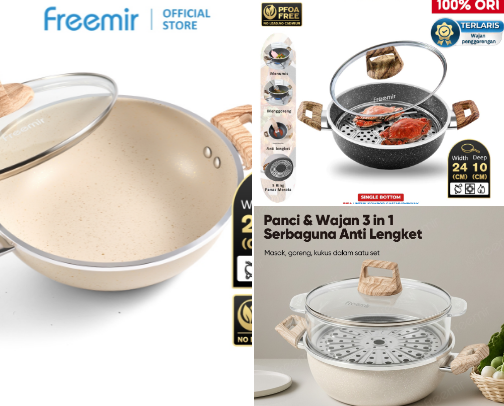 Peralatan Masak Anti Lengket cover photo collage