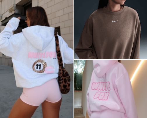 5 Trendy Sweatshirts + Hoodies I’m Loving Right Now cover photo collage