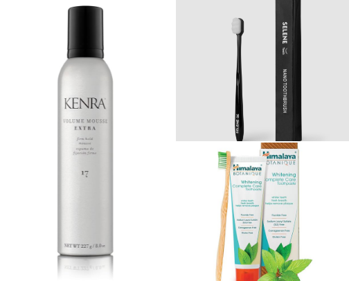 Toiletries I can't live without cover photo collage