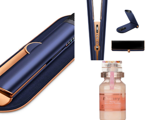 Hair tools cover photo collage