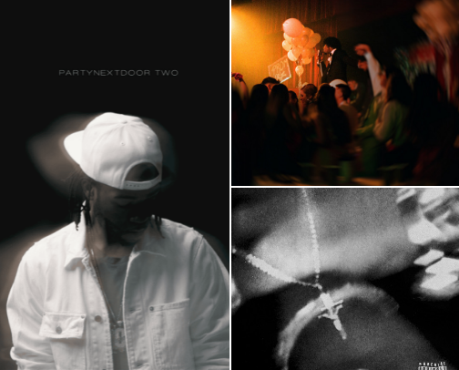 R&B Songs for a Rainy Late Night Drive cover photo collage