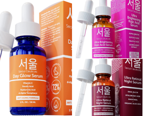 Korean Skincare cover photo collage