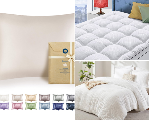 Bed Must-Haves for the Coziest College Room cover photo collage