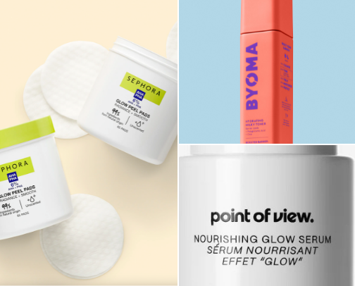 CURRENT: Skin prep (makeup base) cover photo collage