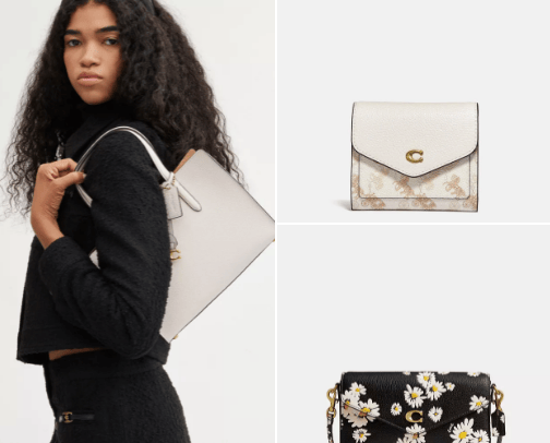 Affordable purses cover photo collage