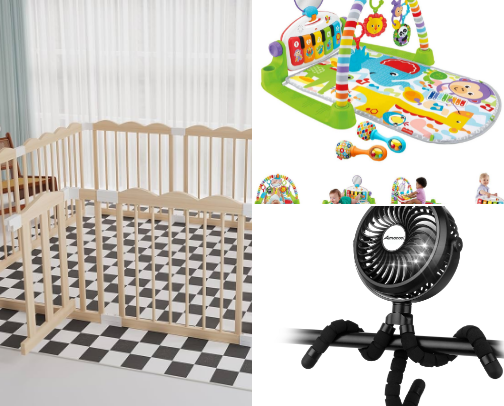 My favorite baby items cover photo collage