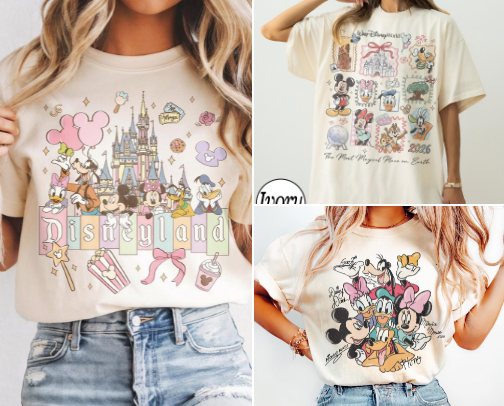 Cute Disney Shirts for Your Park Day (Amazon + Etsy Finds) cover photo collage