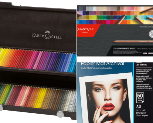 What I Use to Make My Art cover photo collage