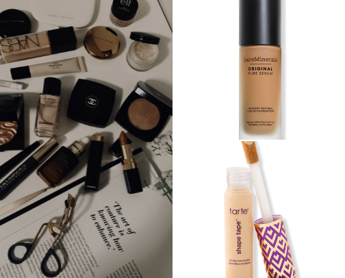 Make up🤍 cover photo collage
