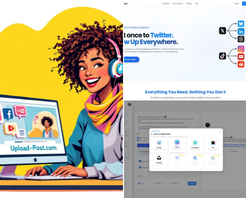 Social Tools I Use To Post Once And Leave The Apps cover photo collage