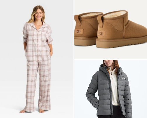 winter/fall clothing cover photo collage