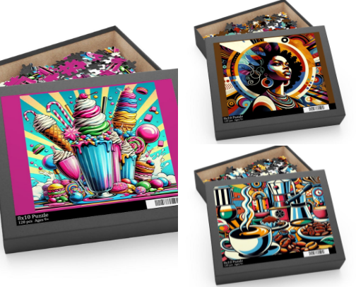 ART PUZZLES | ETSY FINDS cover photo collage