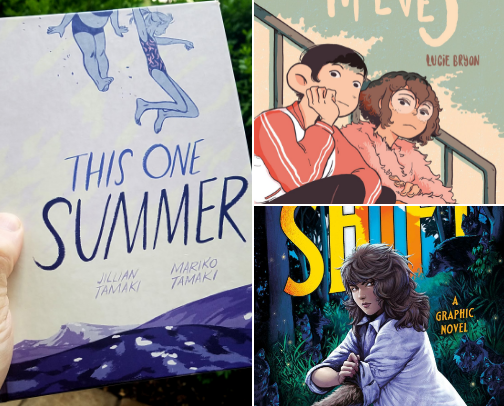 Queer Graphic Novels cover photo collage