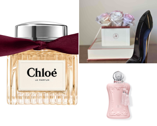 Feminine & Luxury Perfumes cover photo collage