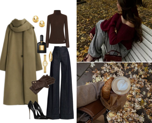 My autumn wardrobe cover photo collage