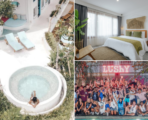 Best Hostel at Bali, Indonesia cover photo collage