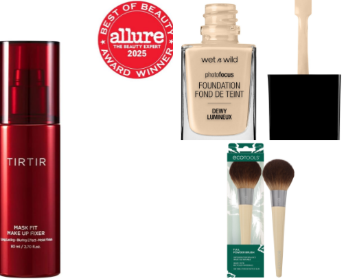 Makeup i buy over and over!! cover photo collage