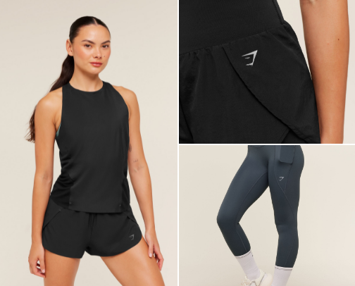 GYMSHARK New In cover photo collage