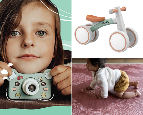 Kid entertainment cover photo collage