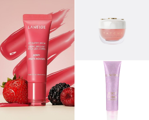 Lip care finds for dry & chapped lips cover photo collage