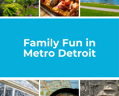 Fun Things to Do with Kids in Metro Detroit cover photo collage