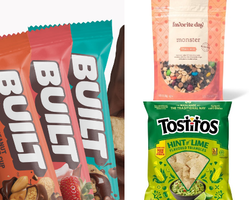 My favorite on the go snacks cover photo collage