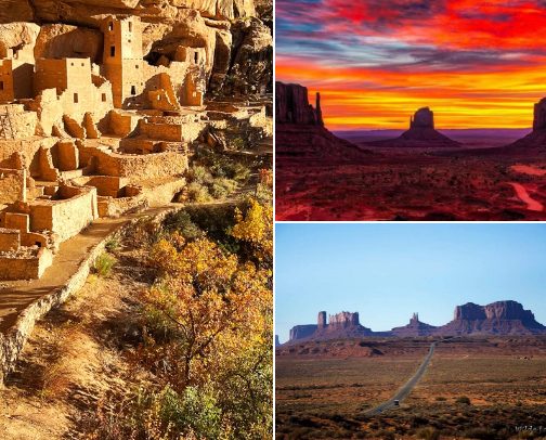 Beyond the National Parks: Hidden Southwest Landscapes & Western Movie Views cover photo collage