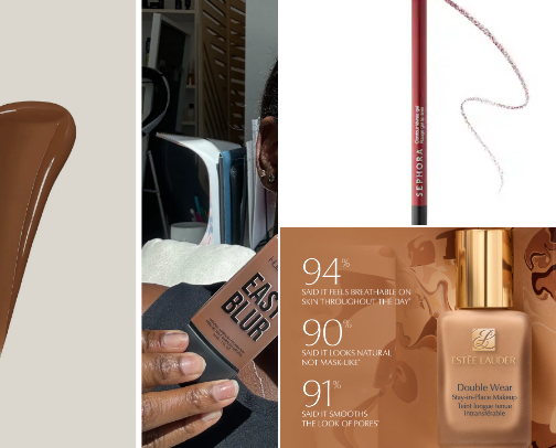 Simple Beauty & Self care products cover photo collage