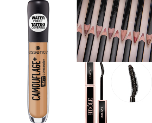 Everyday makeup kit cover photo collage