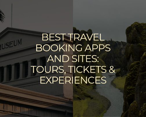 Best Travel Booking Apps & Sites: Tours, Tickets & Experiences 🎟️✈️ cover photo collage