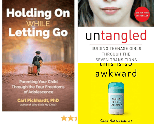 Must Have Reads for Moms of Teen Girls cover photo collage