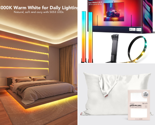 Cozy + Aesthetic Bedroom Must-Haves cover photo collage