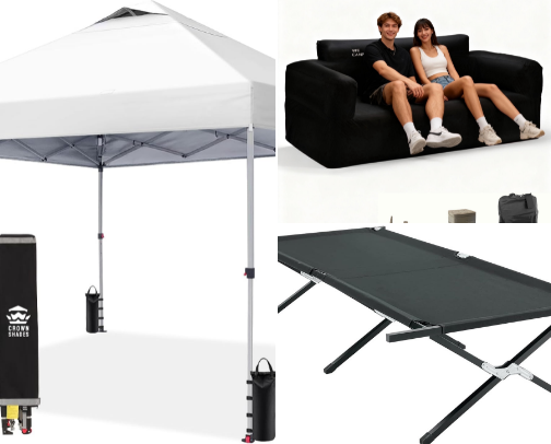 Guide to Festival Camping cover photo collage