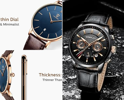 Keanggunan dalam Setiap Detik: Jam Tangan Premium untuk Setiap Acara cover photo collage