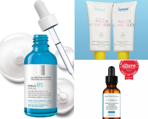 Glow Up Goals: Your Ultimate Skincare Stash cover photo collage