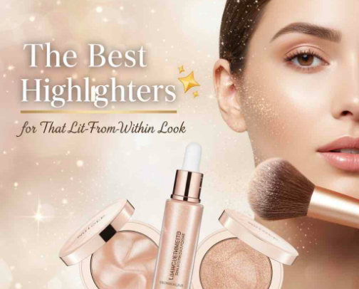 The Best Highlighters for That Lit-From-Within Look⭐️ cover photo collage