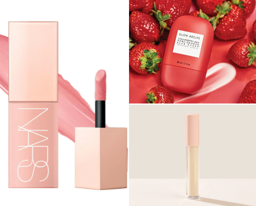 the best glowy makeup products for your perfect look!! cover photo collage