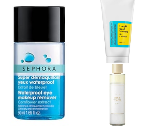 Korean Evening Skincare Routine cover photo collage