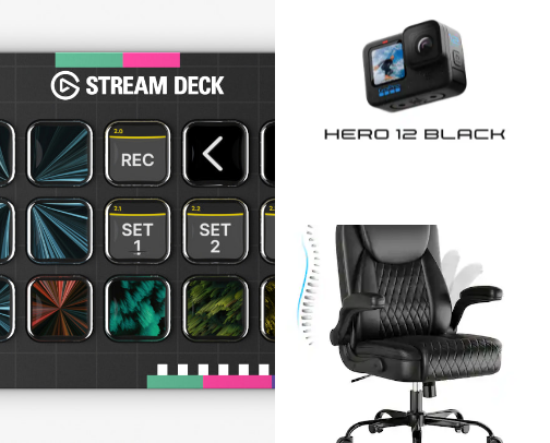 Electronics cover photo collage