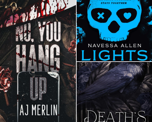 Dark romance book recs cover photo collage