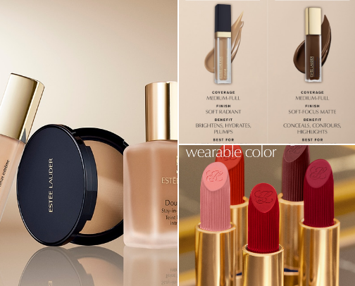 Estee lauder cover photo collage