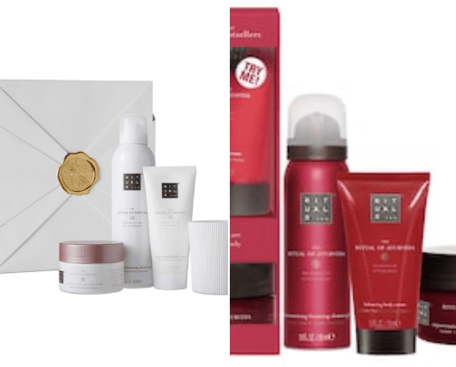 Body products cover photo collage