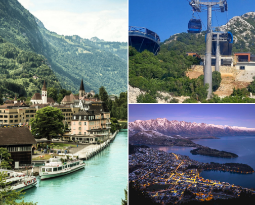 Top 10 Most Beautiful Paragliding Spots in the World cover photo collage