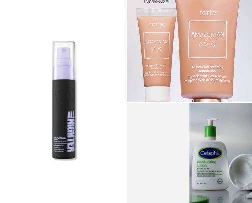 What’s in my makeup bag💄 cover photo collage