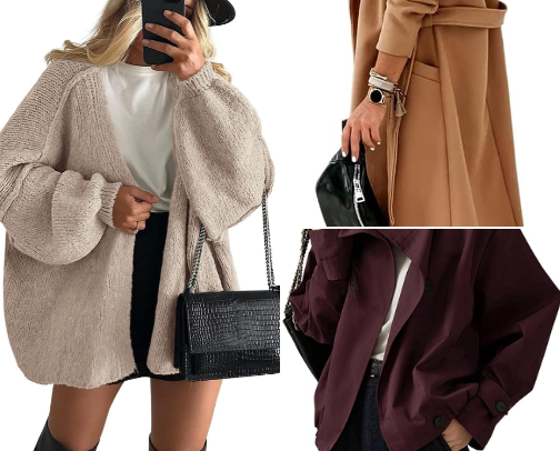 Trendy Women's Coats & Jackets for Fall & Winter 🧥✨ cover photo collage