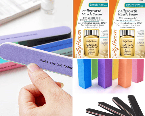Nail care cover photo collage